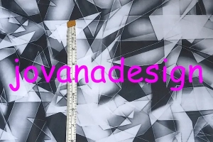 Geometric Greys Black