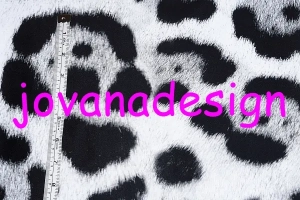 Leopard Spots White Black