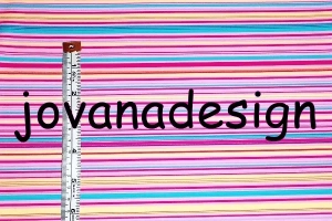 Stripes Pink Aqua Yellow