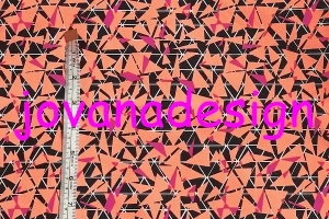 Triangles Orange Black